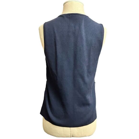 Ann Taylor Black Geometric Top / SZ: S / NWT - Picture 4 of 6